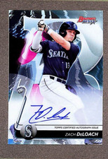 2020 Bowman's Best #B20-ZD Zach DeLoach Best Of 2020 Auto - Seattle Mariners