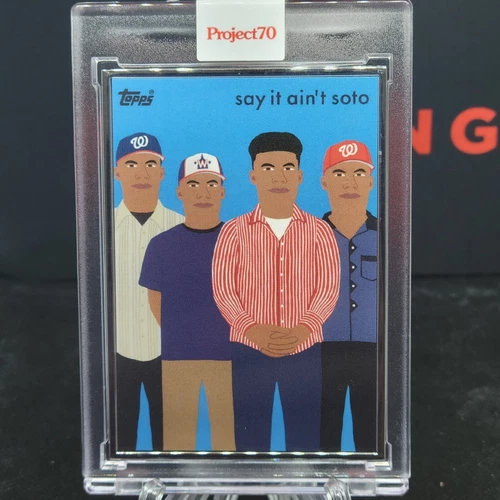 2021 Topps Project 70 #643 Artist Proof by Keith Shore Weezer Juan Soto 43/51