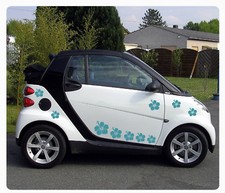 Autoaufkleber Hibiskus  Hibiscus Blumen Blüten Auto Aufkleber Sticker  A007