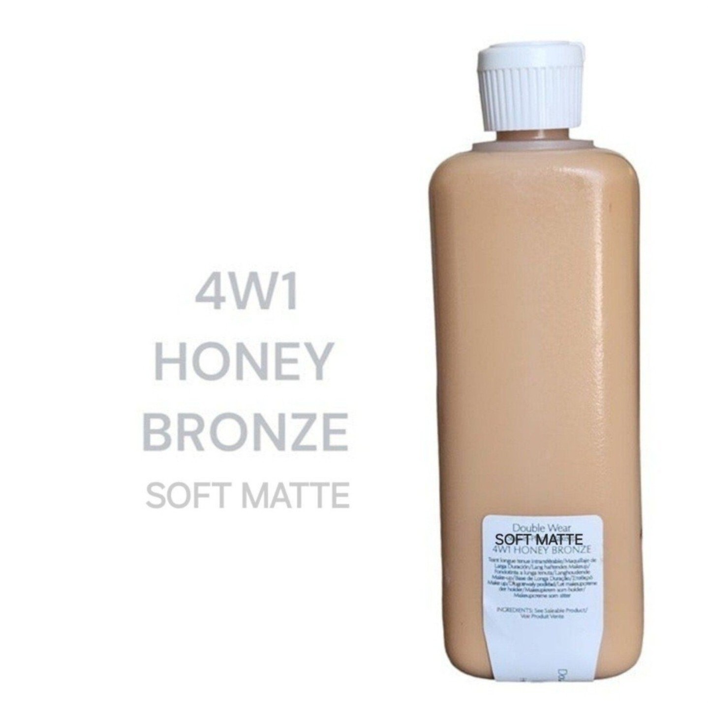 Estee Lauder Double Wear Soft Matte Foundation 4W1 HONEY BROZE JUMBO