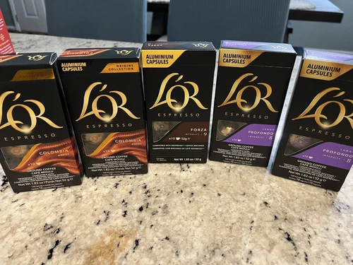 3 Count Lor L'OR Espresso Variety Pack 3x 10 Capsules Nespresso *-image