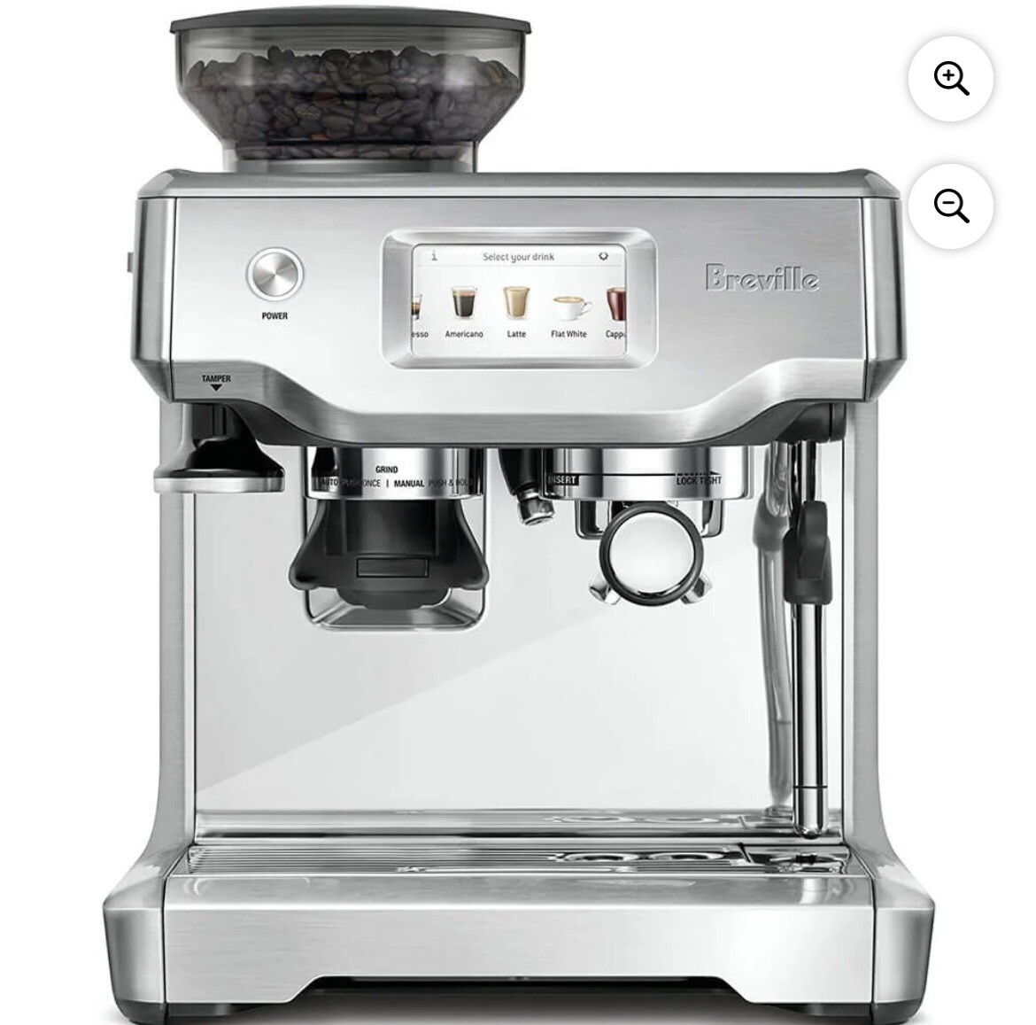 Breville Barista Touch Espresso Machine, 67fl oz -Stainless