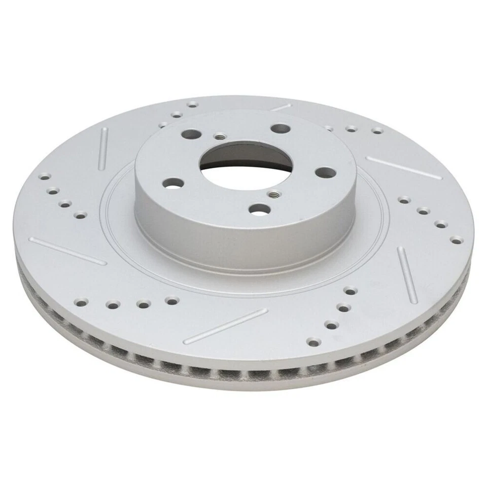 TRQ 性能制动转子和陶瓷垫前套件带化学品适用于斯巴鲁 — 第 4/4 张图片