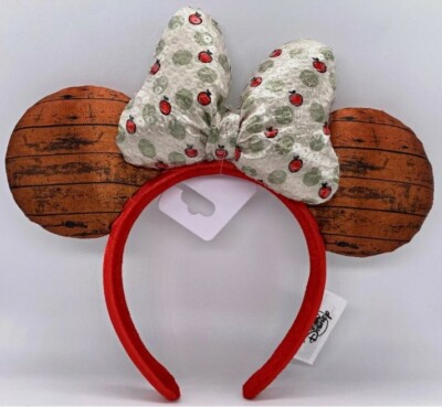 2021 Disney Parks Epcot Food & Wine Festival‎ Apple Orchard Minnie Ears Headband 89110s1.jpg main image 2