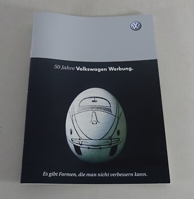 VW Advertising 50 Years Brochure There Are Shapes That Cannot Be Improved