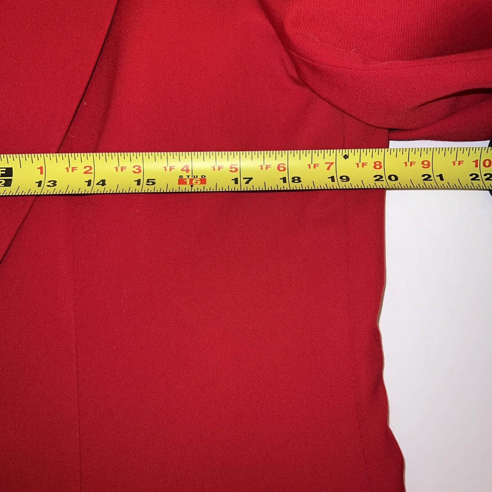 Pendleton Virgin Wool Jacket Red Size 12 Lined Bu… - image 12