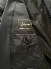 Brioni Wool Solid Gray Blazer Size 52 Parlamento