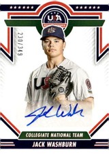 2022 Panini Stars #CNTS-JA Jack Washburn