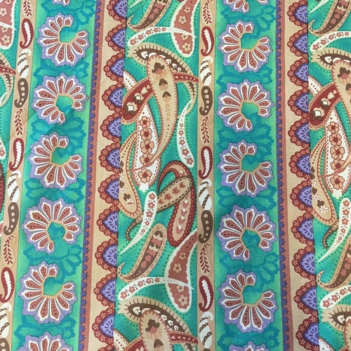 Fabric Hancock Fabrics Paisley 1 Yard X 42” Sewing Quilting Apparel Cotton #2B7 - Picture 2 of 10