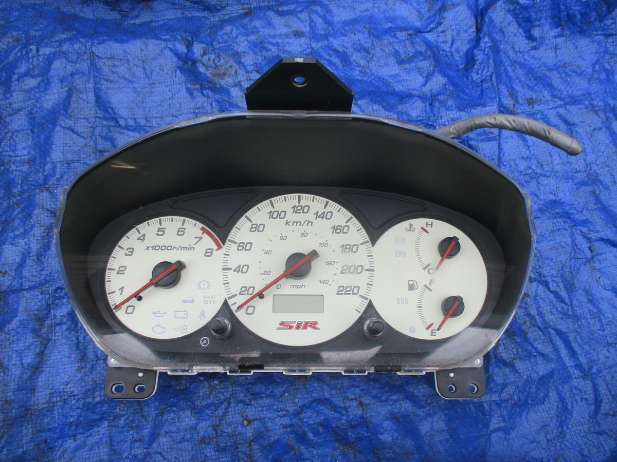 02-04 Honda Civic EP3 SIR instrument gauge cluster OEM speedo