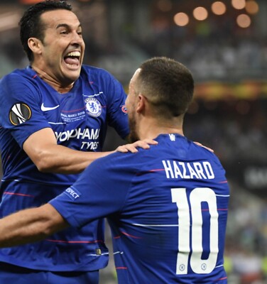 Chelsea FC Eden Hazard 10 ユニフォーム Chelsea HAZARD #10 Europa League name print and number 2018