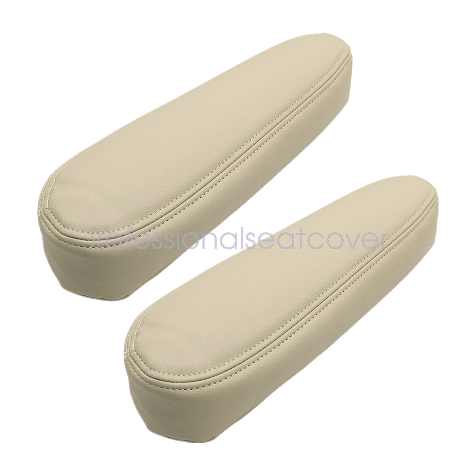 Both Side Bottom & Top Tan Leather Seat Cover With Foam For 00-02 Chevy Suburban