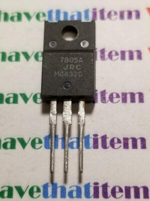 NJM7805FA / 7805A / ALL PLASTIC / VOLTAGE REGULATOR / 6 PIECES