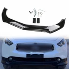 For INFINITI FX35 FX37 FX45 FX50 Glossy Black Front Bumper Lip Splitter Spoiler