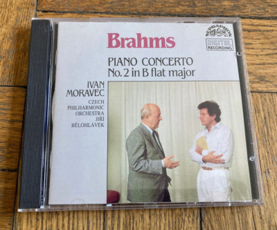 Brahms Piano Concerto No. 2 in B flat Major CD Ivan Moravec Czech Phil Belohlave