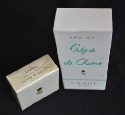 F. Millot CREPE DE CHINE 1 oz. Cologne Splash & 1/20 oz Mini