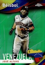2021 Topps Chrome Beisbol Green Refractors #B4 Jose Altuve /99