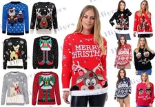 Festive Ugly Christmas Sweaters Collection for Women Funny Cute Holiday X-MAS