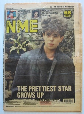 New Musical Express NME Aug 26 1989  IAN McCULLOCH  Nick Cave  New Order Mission