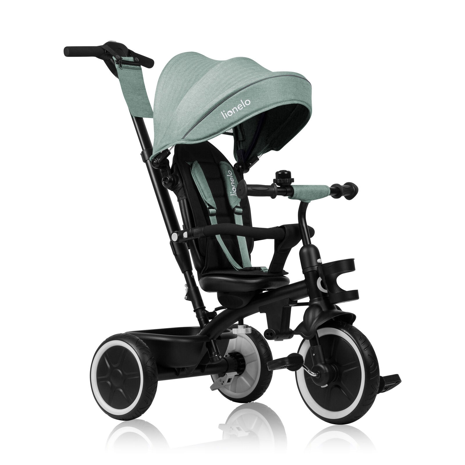 Triciclo e passeggino Lionelo Berry fino a 25 kg triciclo girevole 360° foto 4