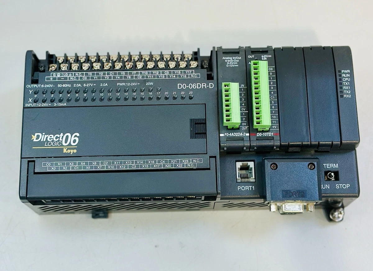 6D022 中古 Direct Koyo D0-06DR 動作保証 DirectLogic 06 可编程式逻辑控制器处理器| eBay