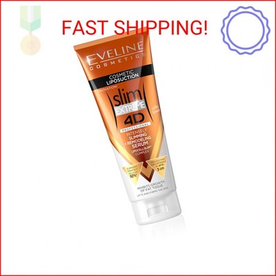 Eveline Slim Extreme 4D Liposuction Body Serum, 8.80 Fluid Ounce
