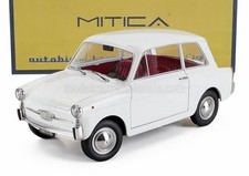 AUTOBIANCHI - BIANCHINA 4 SEATER - SEDAN - 1962 blanc au 1/18 MITICA 207001-D