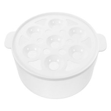 2pcs Boiled Egg Steamer Rack: Egg Steamer Layer Ring/Plastic Rack/Add-on Ring