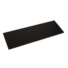 SSWBasics Laminated Black Melamine Shelf Board, 36”L x 12”W, Durable and
