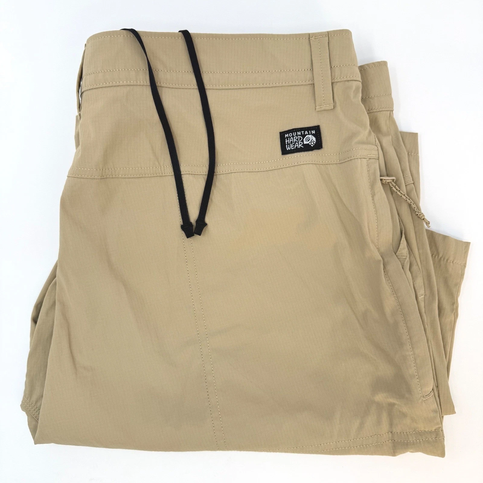 Mountain Hardwear AP Scrambler Shorts Mens 40 Tan Ripstop Hiking