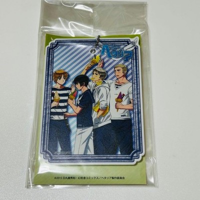 Hetalia Die Cut Pass Case United Kingdom Japan Germany Prussia 14+ Soft Mascot