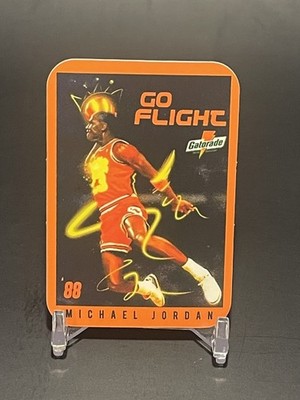 Michael Jordan Go Flight 1988 Gatoraide Slam Dunk Champion Chicago Bulls
