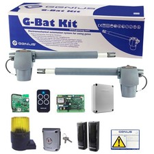 Kit GENIUS FAAC Automazione Cancello Battente G-BAT 300 51701271 GFLASH 230V