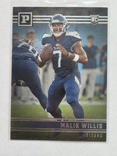 2022 Panini Chronicles #PA-2 Malik Willis RC Rookie Card Dolphins. rookie card picture