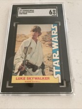 1977 Star Wars Luke Skywalker Wonder Bread SGC 6