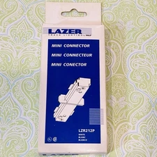 Halo Lazer Track Lighting LZR212P White Mini Connector Straight Joint NEW Cooper