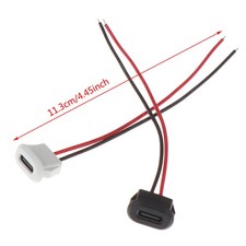 2Pin USB-C Type Waterproof USB Connector Direct Compression Female Socket