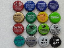 Coca Cola & Assorted Soda and Soft Drinks Bottle Caps Peru. 5