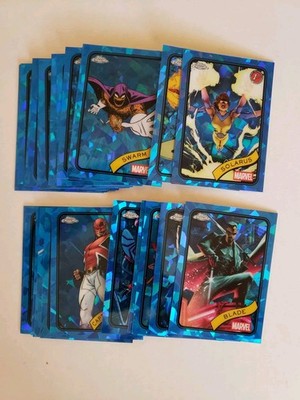 2025 Topps Chrome Marvel Blue Sapphire base #1-200 *Pick Your Card*