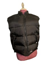 Vintage Gerry Down Puffer Vest Size Medium Black Outdoors Hiking