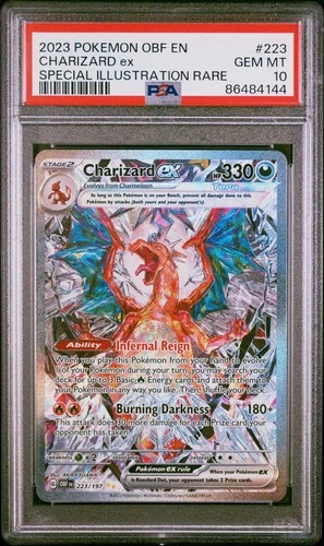 Charizard ex Obsidian Flames Special Illustration Rare #223 PSA 10 Pokemon 2023