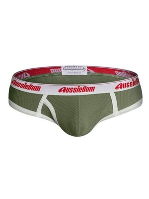 aussieBum klassischer gerippter Baumwollslip für Herren, viele Farben. 100% Original