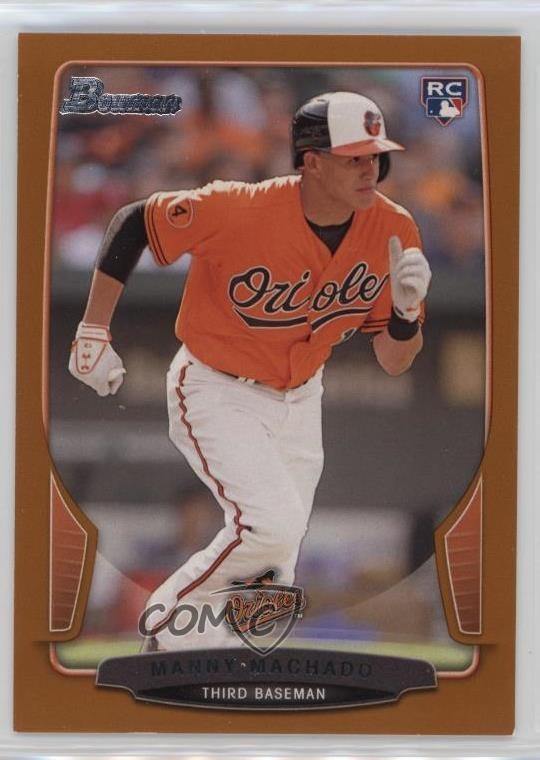 2013 Bowman Draft Orange 113/250 Manny Machado #4 h7i
