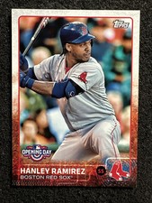 HANLEY RAMIREZ #140 2015 Topps Opening Day QTY Boston Red Sox