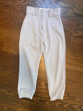 Easton 3/4 Length GRAY Youth Baseball Pants (Size YS)