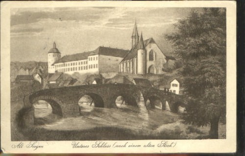 Siegen Westfalen Siegen Schloss Feldpost x 1915 - Bild 1 von 2