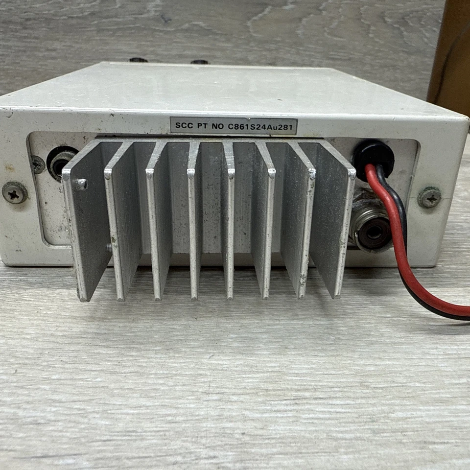 Vintage Standard Horizon LTD VHF FM Marine Radio C861S U281 w/Mic - Parts Only - Image 4 of 4