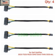 X4 ATX Power Adapter Cable 24-Pin to 6-Pin for Dell Machines 3020/7020/3050 30cm