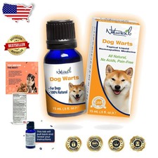 -Registered Dog Wart Oil - All-Natural Thuja, Painless Skin Blemish Remover