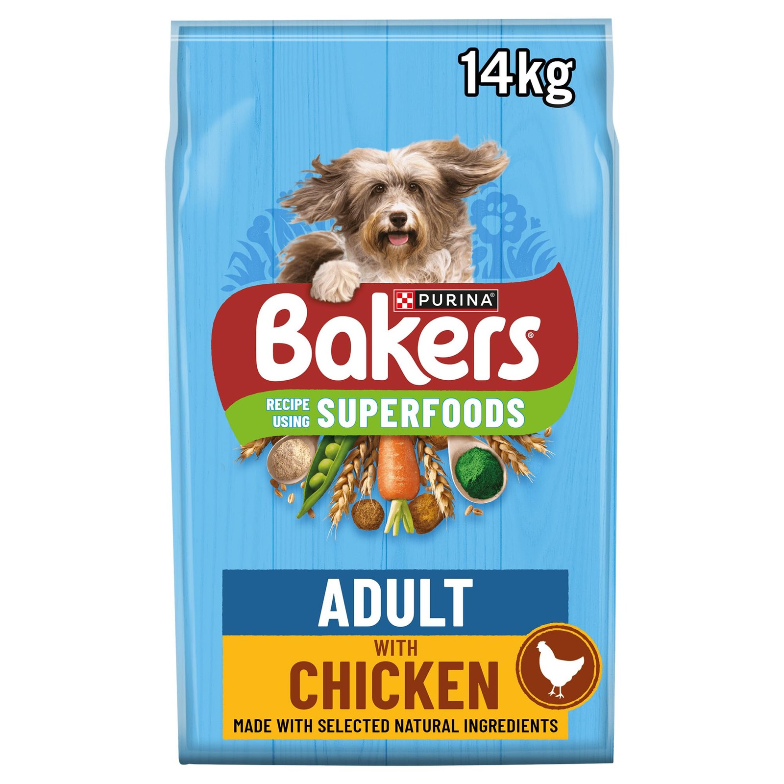 Bakers Complete Adult Chicken & Vegetables 14Kg - Image 7
